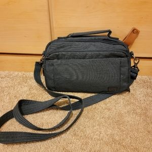 Lug Scoop indigo crossbody handbag